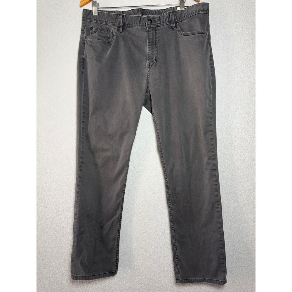 English Laundry Gray Straight Leg Jeans Men’s 38x32 Stretch Designer Denim